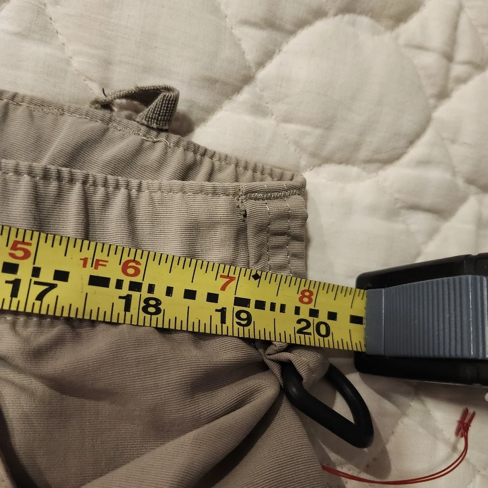 The Northface Men's Tan Zip-Off Cargo Pants XL 28 Inseam Hiking